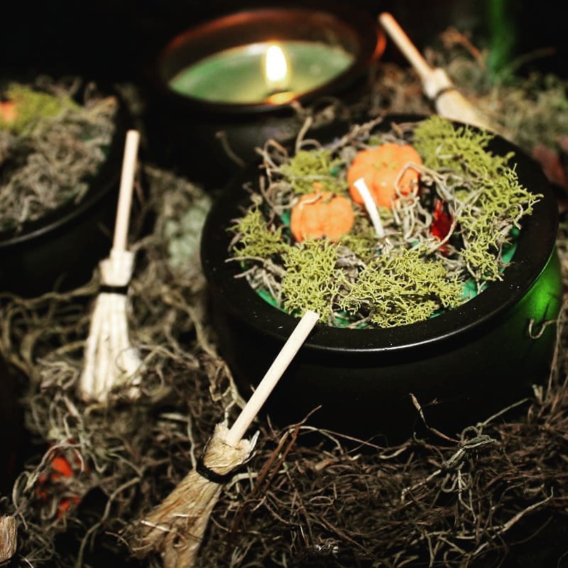 Witches Cauldron Candle