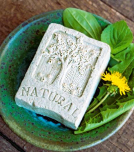 Flower-Infused Clay Cleansing Bar