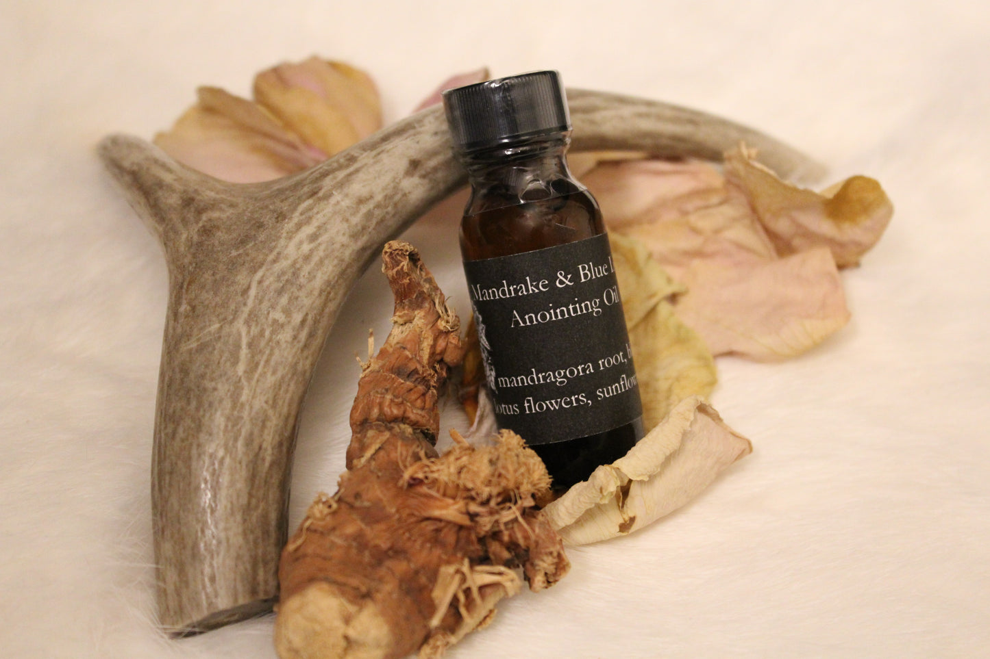 Mandrake and Blue Lotus Anointing/Massage/Body Oil