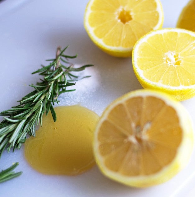 Lemon and Rosemary Infused Honey