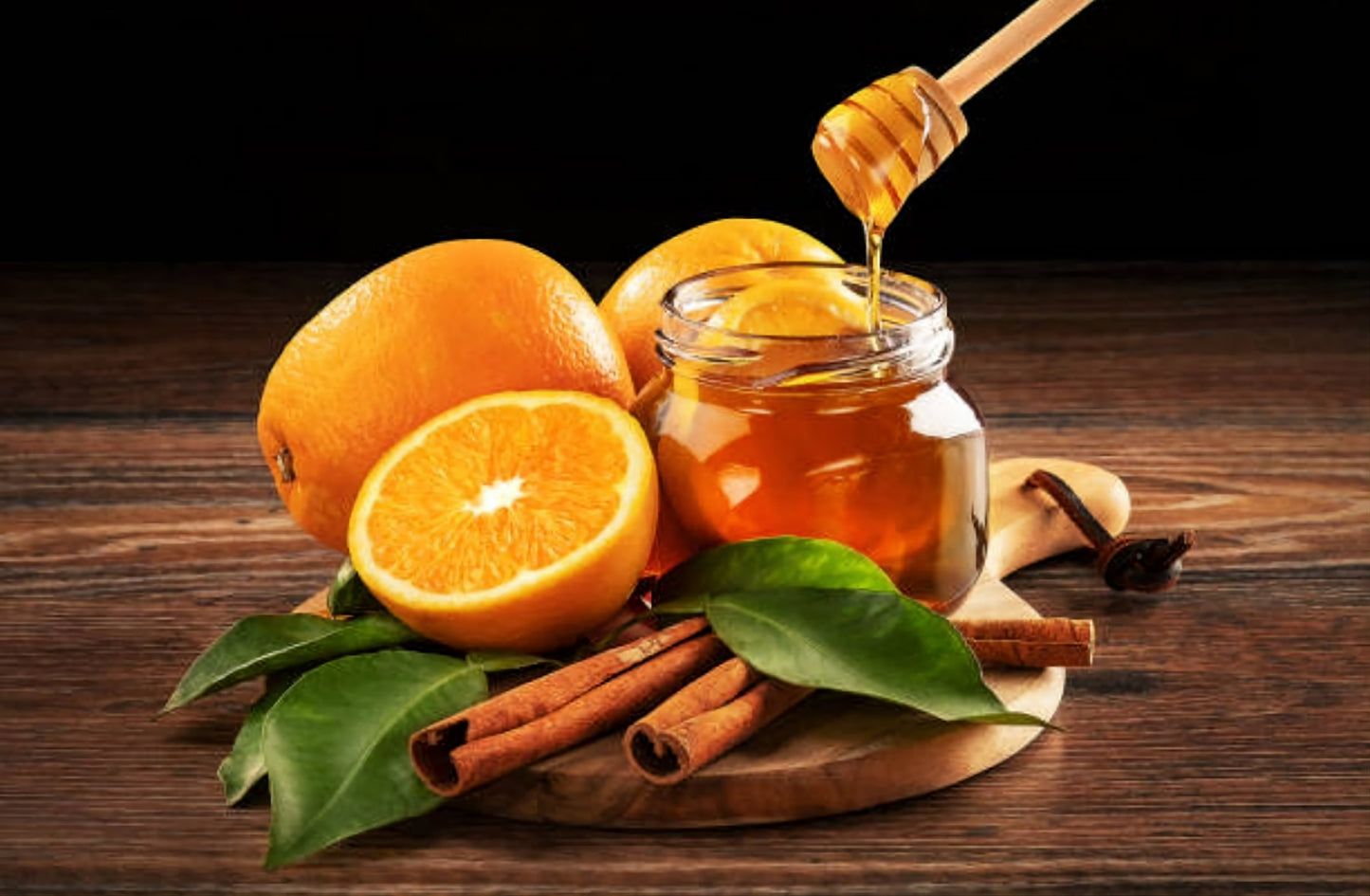 Orange, Clove, and Cinnamon Honey